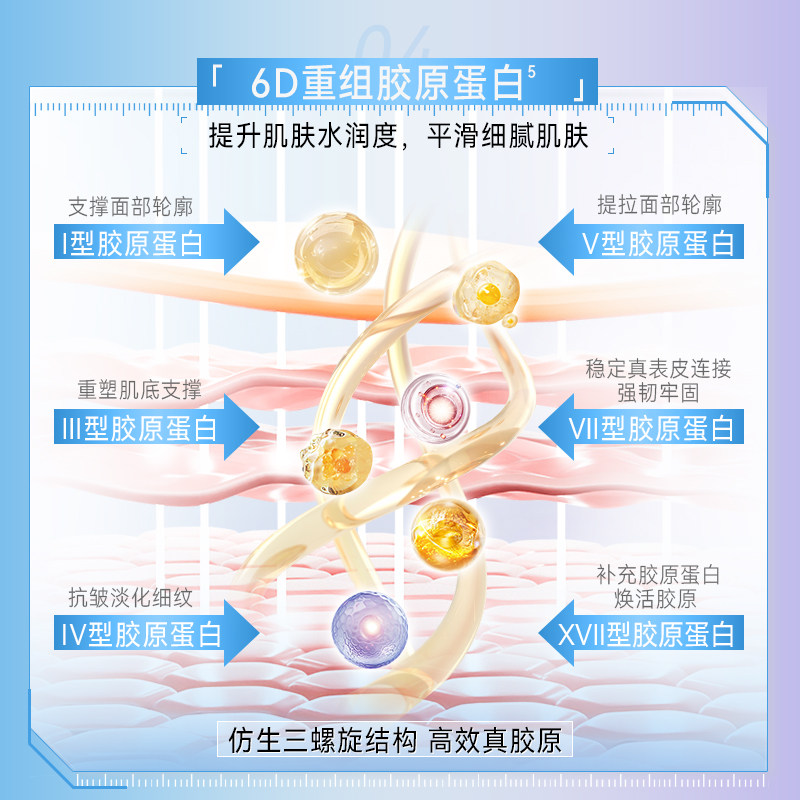 京润珍珠重组胶原蛋白御龄洁颜乳氨基酸洗面奶清洁卸妆水润保湿