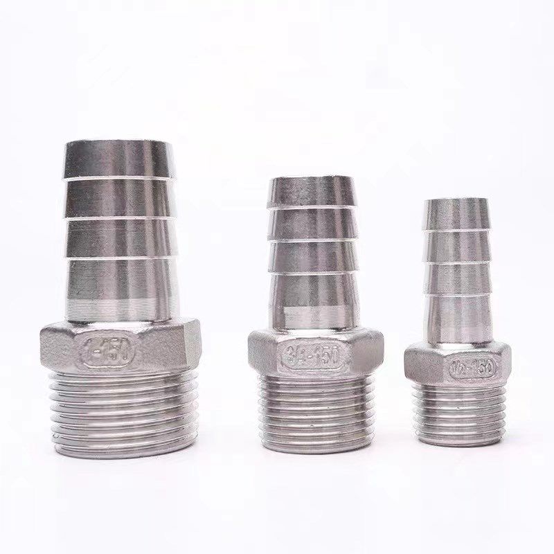 304不锈钢六角宝塔接头皮管水暖配件倒刺皮插竹节1寸水管皮接软管,淘宝优惠券,粉丝福利购,淘宝优惠卷