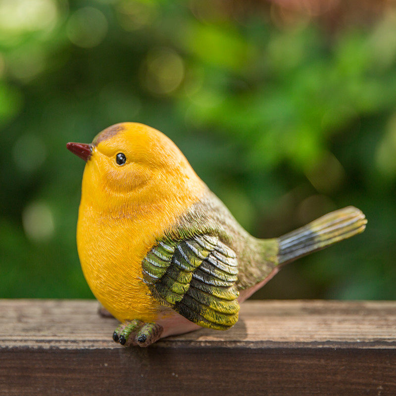 花园庭院阳台仿真小鸟摆设创意礼物美式家居装饰树脂工艺品摆件,淘宝优惠券,粉丝福利购,淘宝优惠卷