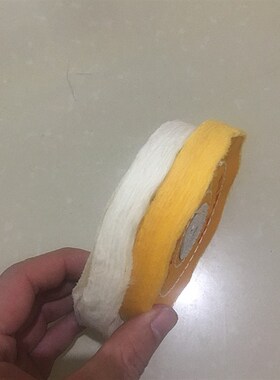 首饰金属抛光布轮镜面抛光布轮棉布加厚珍珠布轮白布轮4寸绒布轮