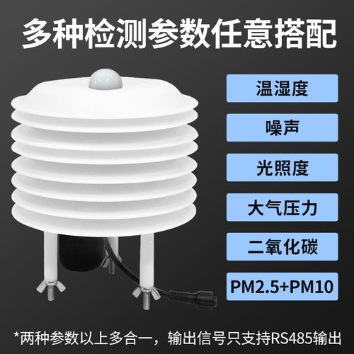 气象站百叶箱温湿度大气压光照扬尘监测PM2.5pm10百叶盒二氧化碳 - 图0