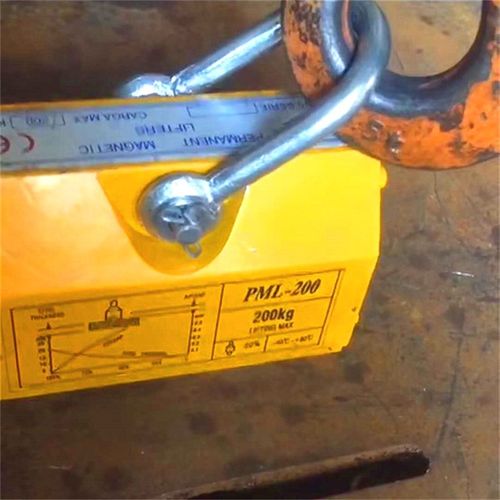 厂家供应磁力吸盘 工业薄板圆钢强磁永磁起重器 1000kg手动磁铁吸 - 图1