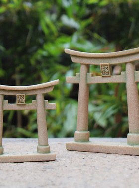 鸟居摆件日式微景观造景鱼缸装饰水族水草缸园艺微缩场景和风摆设