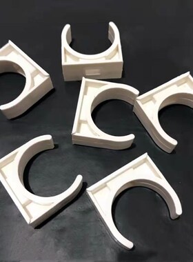 PVC迫码管卡PVC线管卡子平卡 U型管夹U型座卡16 20 25 32 40