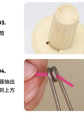 毛线绕线器家用便携老式手动毛线球合股缠线毛绒团小号编织绕线机