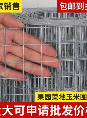 镀锌铁丝网围栏铁网子养鸡养殖网格护栏防鼠网片栅栏热镀锌钢丝网