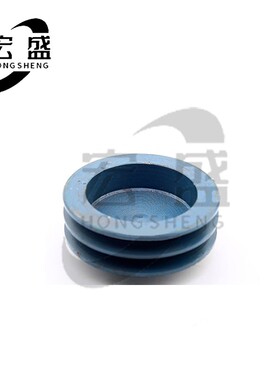 三角皮带轮 B型双槽 B2型 外径约127mm 5寸 可加工内孔