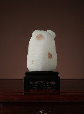 商务送礼陶瓷工艺品家居博古架电视酒柜装饰品动物生肖Z猪年货摆