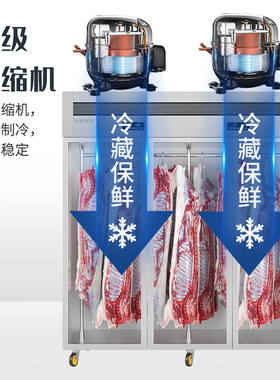 迈德挂肉柜商用保鲜柜p鲜肉冷冻柜熟成柜冷藏立式冷鲜肉排酸展示