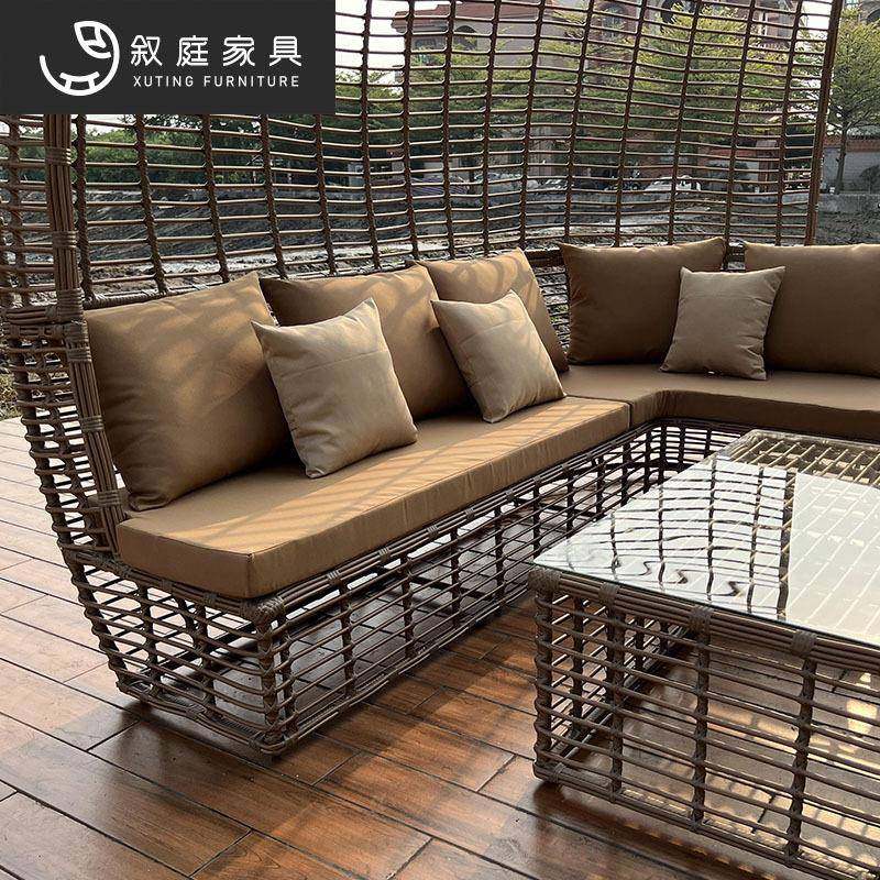 户外宿景区庭院创意大型藤鸟巢家具民室外花园红打编卡拍照22-9-1,淘宝优惠券,粉丝福利购,淘宝优惠卷