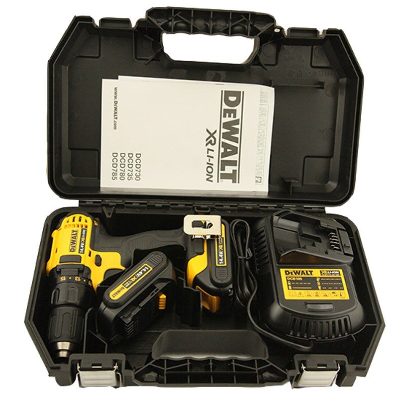 正品得伟DEWALT锂电充电式电钻起子机14.4V电动螺丝刀DCD734C2,淘宝优惠券,粉丝福利购,淘宝优惠卷