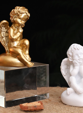 北欧轻奢可爱天使小摆件亲友生日礼物浪漫婚礼告白创意装饰品摆设