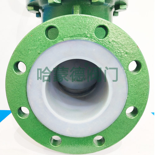 衬四氟铸钢闸阀全衬氟法兰闸阀耐酸碱防腐蚀阀门Z41F6-16CDN25 32 - 图3