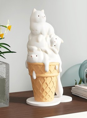 轻奢猫客a厅桌面装饰摆件家居饰品电视柜玄关酒柜摆设乔迁新居礼