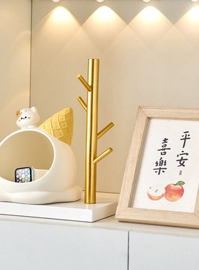 可爱入户玄关钥匙收纳摆件进门口D家居客厅装饰品乔迁新居礼品