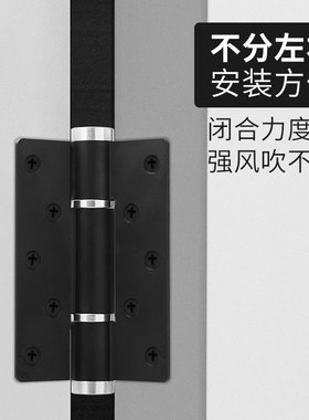 隐形门合页液压缓冲自动关门专用闭门器弹簧铰链五金配件回弹暗门