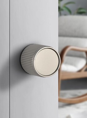 极简圆球形卧室门锁具室内房间木门轻奢静音磁吸家用通用型门把手