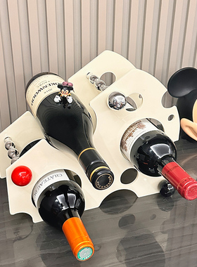 奶酪红酒架葡萄酒架摆件创意轻奢高D档端客厅茶几餐边柜酒柜装饰