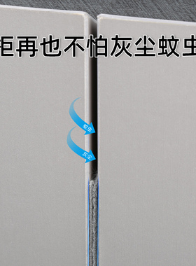 门窗密封胶条自粘型防灰尘防蚊虫衣柜移门推O拉门缝隙防风密封毛