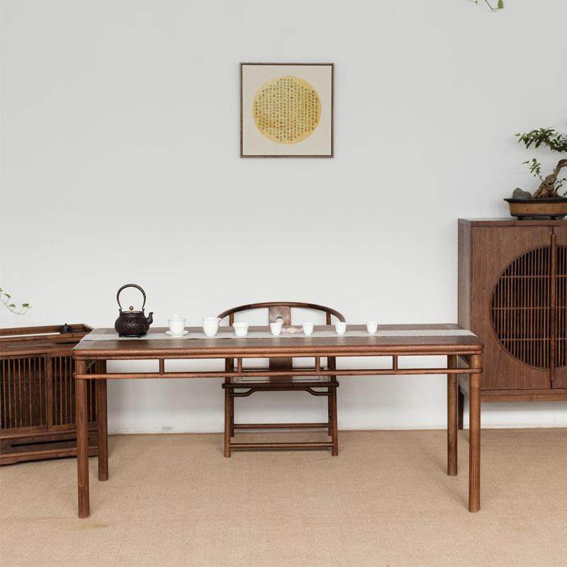 阳台茶桌老榆木茶桌椅组合简约实木禅意泡茶台小户型,淘宝优惠券,粉丝福利购,淘宝优惠卷