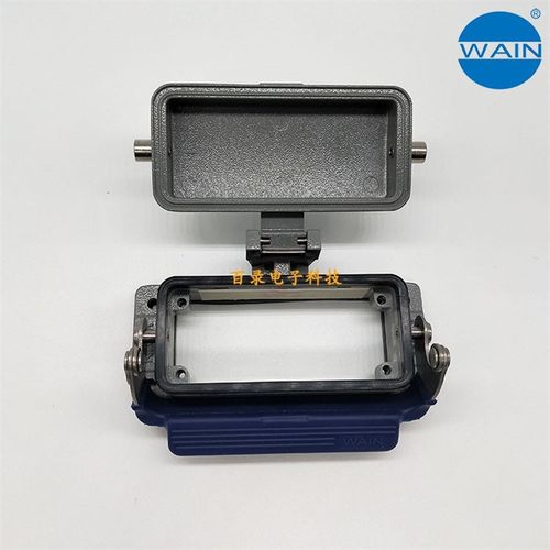 WAIN唯恩重载连接器 WV16B-BK-1L/SC-MCV16针带金属盖底座HARTING - 图0