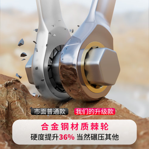 两用棘轮扳手快速双向省力梅花开口扳手工具套装工业级自动小板子 - 图0