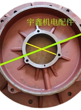 Y2-225立式电机前端盖 y2-37kw电机法兰端盖前端盖