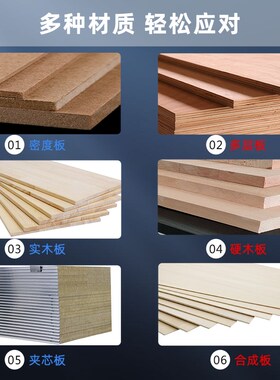 蓝科3.175双刃直刀直槽铣刀数控密度板切割木工开料刀雕刻机刀具