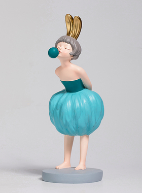 泡泡女孩可爱少女心o小摆件北欧轻奢女生公主房装饰品新婚生日礼