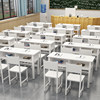 School tutoring class training class desks and chairs training table single and double desks for primary and secondary school students painting and calligraphy tables