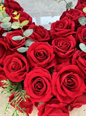 婚车装饰主婚车大V高级婚车装饰车头H花车拉花结婚布置高档花盘
