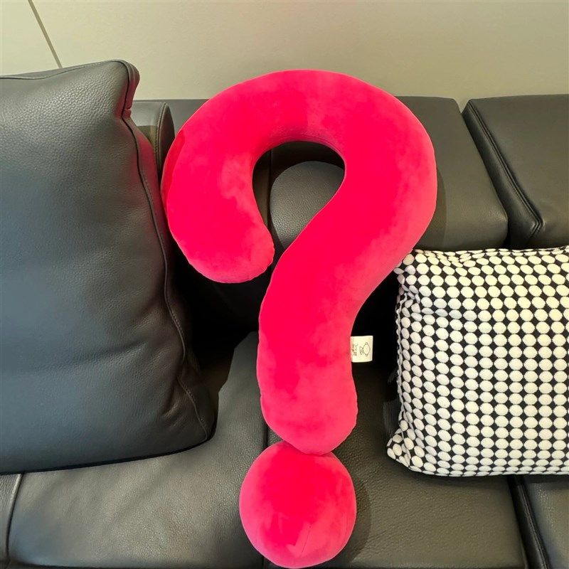 问号抱枕u型颈枕睡觉沙发靠垫办z公室午睡u形枕枕头靠枕飞机旅行 - 图1