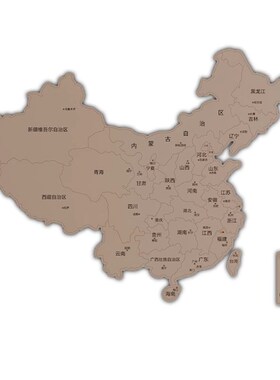 毛毡板地图中国旅行旅游足迹打卡照片墙贴O背景客厅墙面装饰挂画