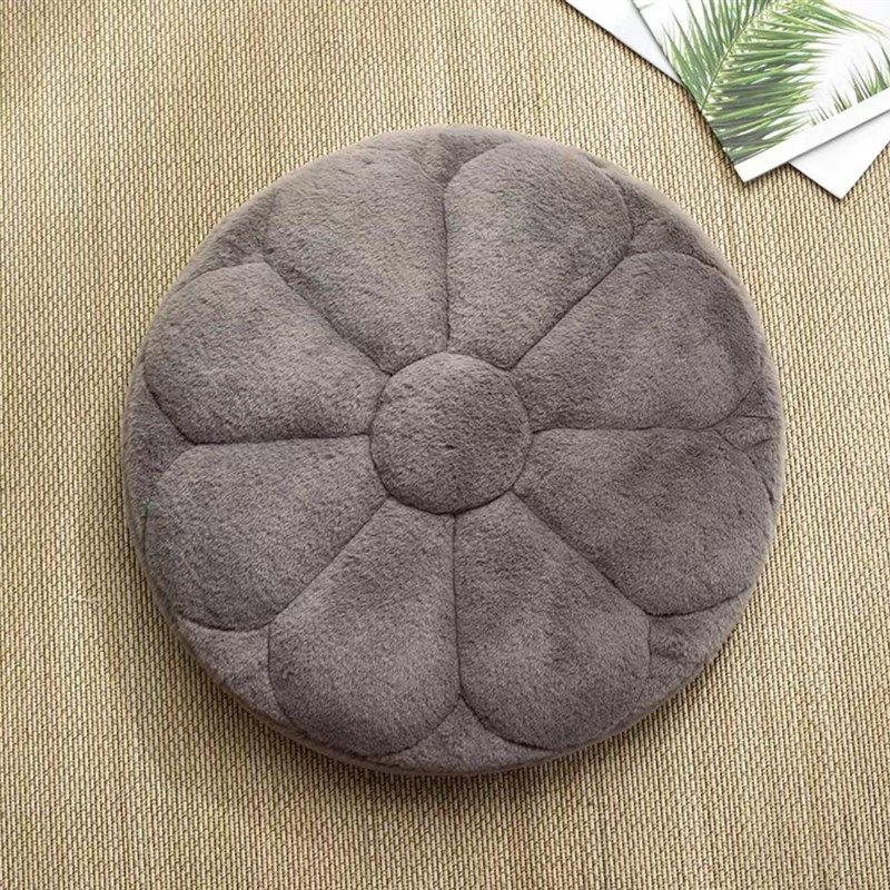 毛绒不变形圆形坐垫办公室久坐四季椅垫屁股垫学生加厚蒲团榻榻米,淘宝优惠券,粉丝福利购,淘宝优惠卷