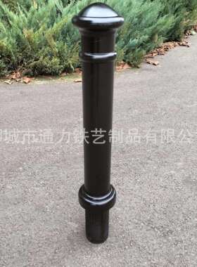 铸铁罗马立柱 止车柱人行道隔离桩路障柱 河道铁链柱道路阻车桩