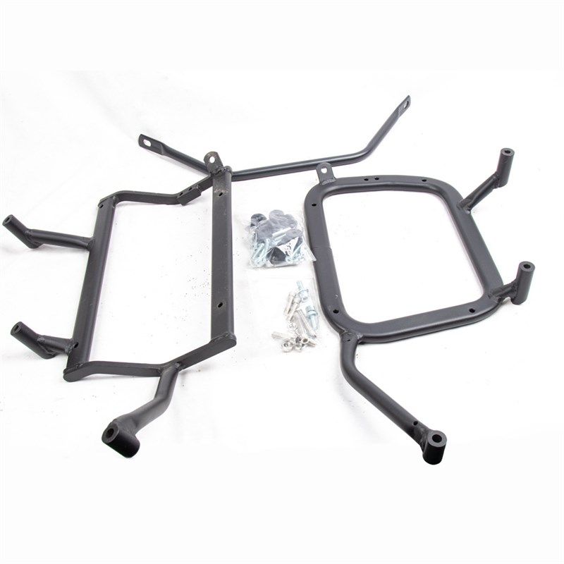 适用春风MT800躲排气边架摩托车边箱碳钢支架边箱右躲排气管支架 - 图0