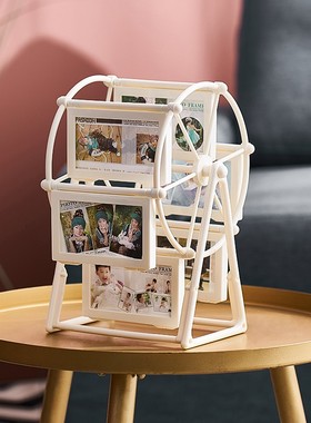 创意北欧室内摩天m轮摆件装饰家居客厅摆饰房间相框小摆设饰品礼