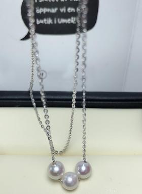 新款S925银淡水珍珠项链