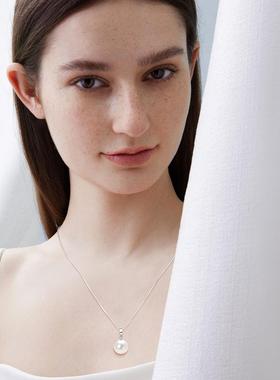 S925纯银珍珠小灯泡项链