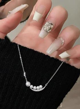 诸暨淡水珍珠渐变微笑链