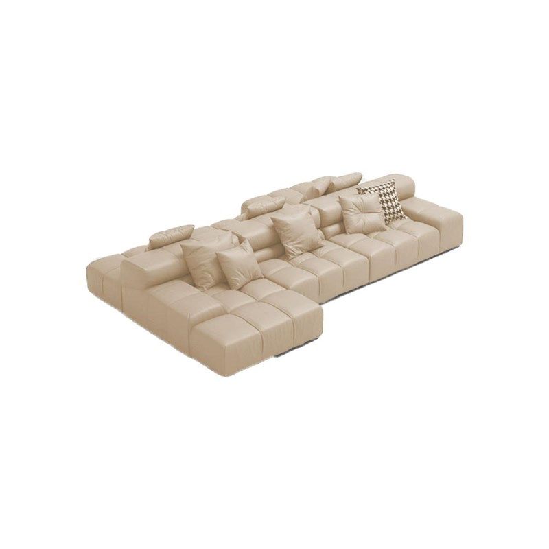 现代简约奶油风双面沙发背靠背客厅大户型磨砂布直排组合大平层,淘宝优惠券,粉丝福利购,淘宝优惠卷