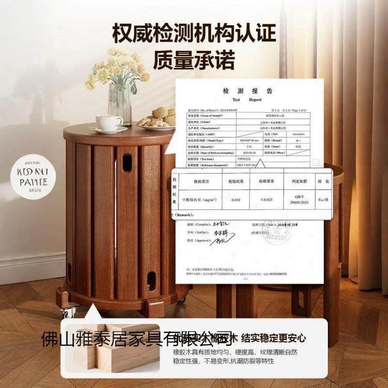 家厅用凳子叠放实木圆式凳叠叠乐新中无品牌/矮凳带滑轮木凳厨可,淘宝优惠券,粉丝福利购,淘宝优惠卷