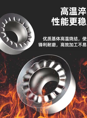 数控R5铝用铣刀片APKT1135/1604加工中心SEHT1204铝合金飞刀片R6
