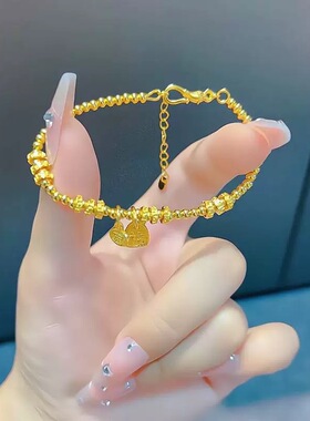 金店同款久不掉色沙金手链