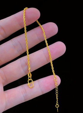 越南沙金手链女生细轻奢