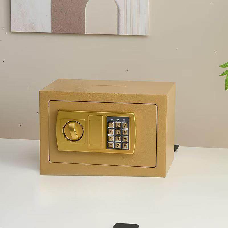 黑色-17存钱罐用家迷你童保险柜储蓄罐小型入墙密盗码防保儿险箱,淘宝优惠券,粉丝福利购,淘宝优惠卷