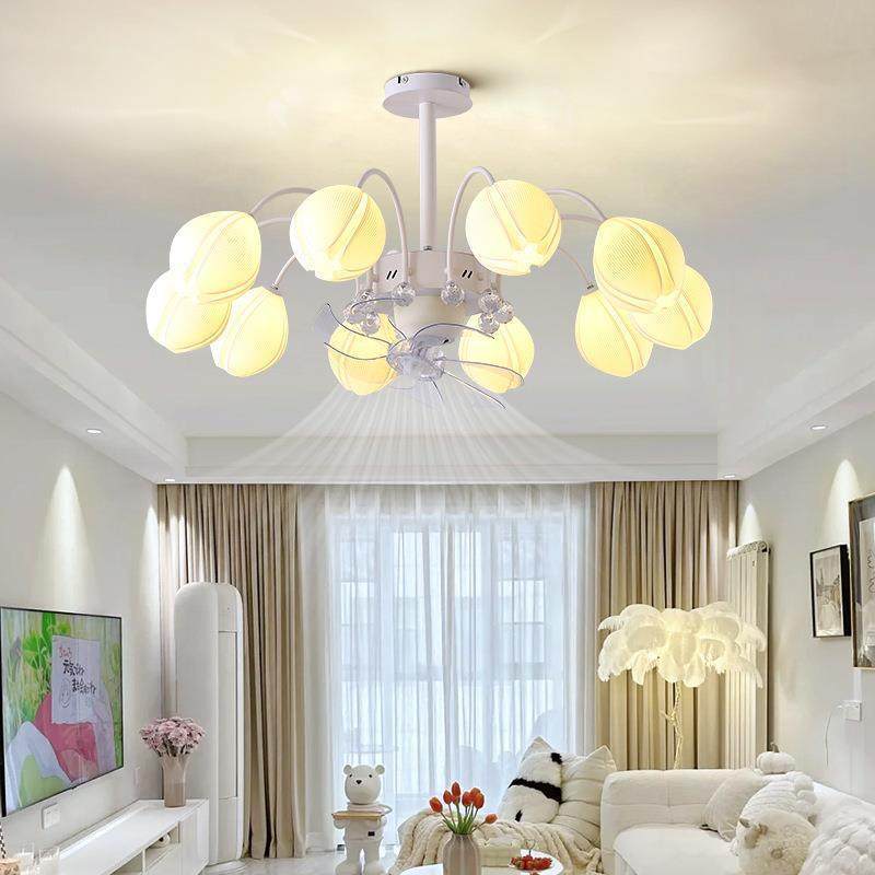 吊407灯奶油风风扇灯厅吊全扇灯卧室餐厅吸顶灯屋灯客具组合新款,淘宝优惠券,粉丝福利购,淘宝优惠卷