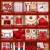 Room layout set, wedding attire, men's hall, wedding new decorations, women's wedding bedroom, F99SHSH9 guest supplies collection
