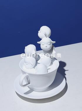 代简约厅卡通可爱萌娃精灵摆意件软装家居儿童房样现板间客YN-BJ1