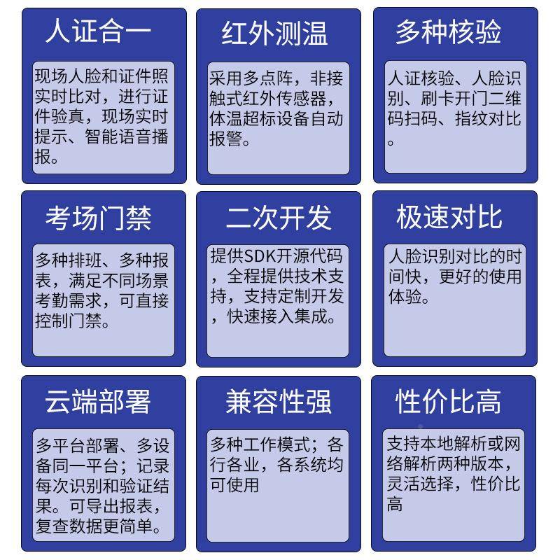 Small doorman alcohol card inspection machine source certificate test factory person verification double F208-C eye recognition brush attendance visitor door